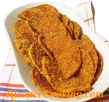 Chips croccanti di zucca al forno